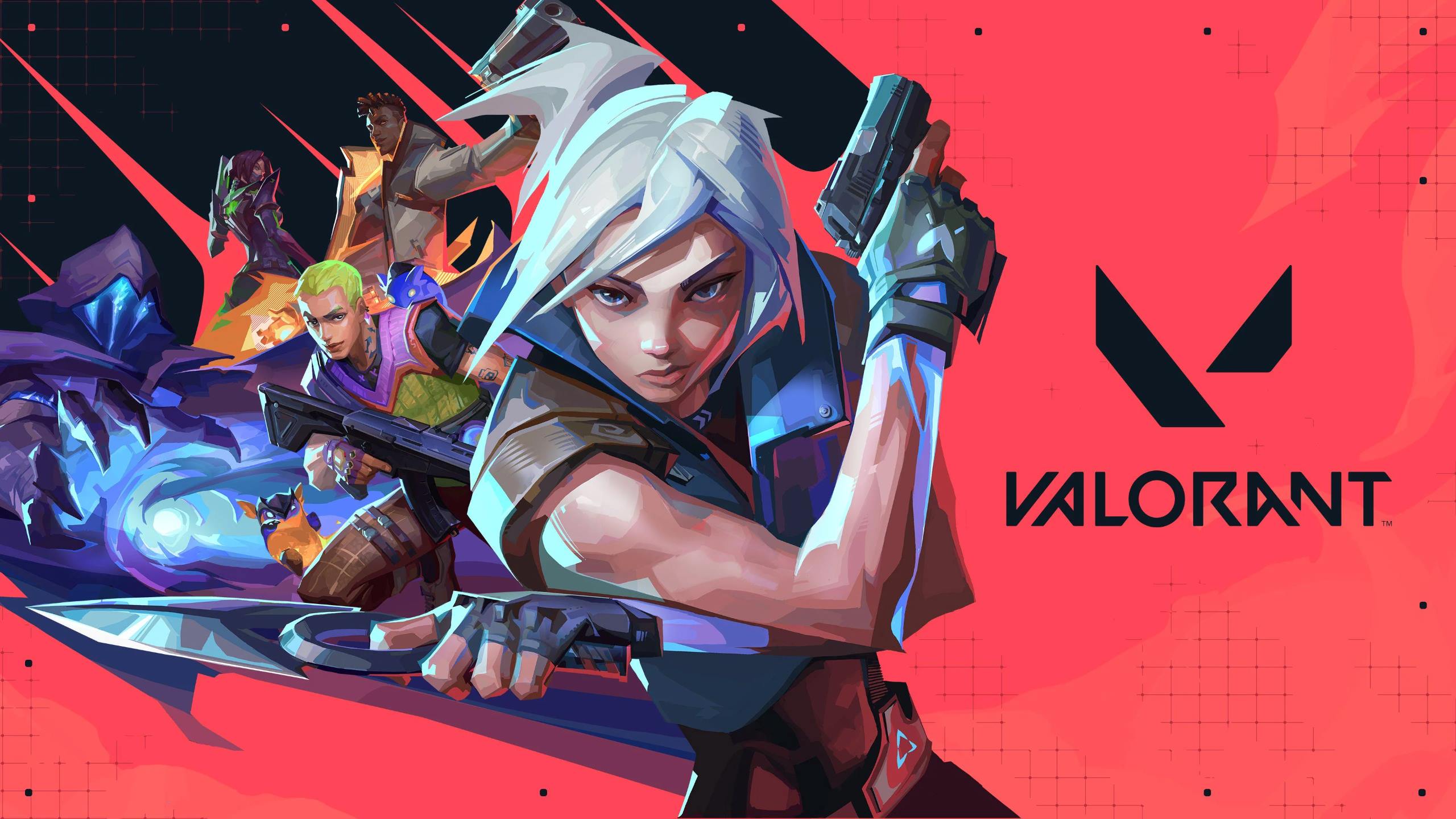 Key art of Valorant that was used for the console launch in 2024.