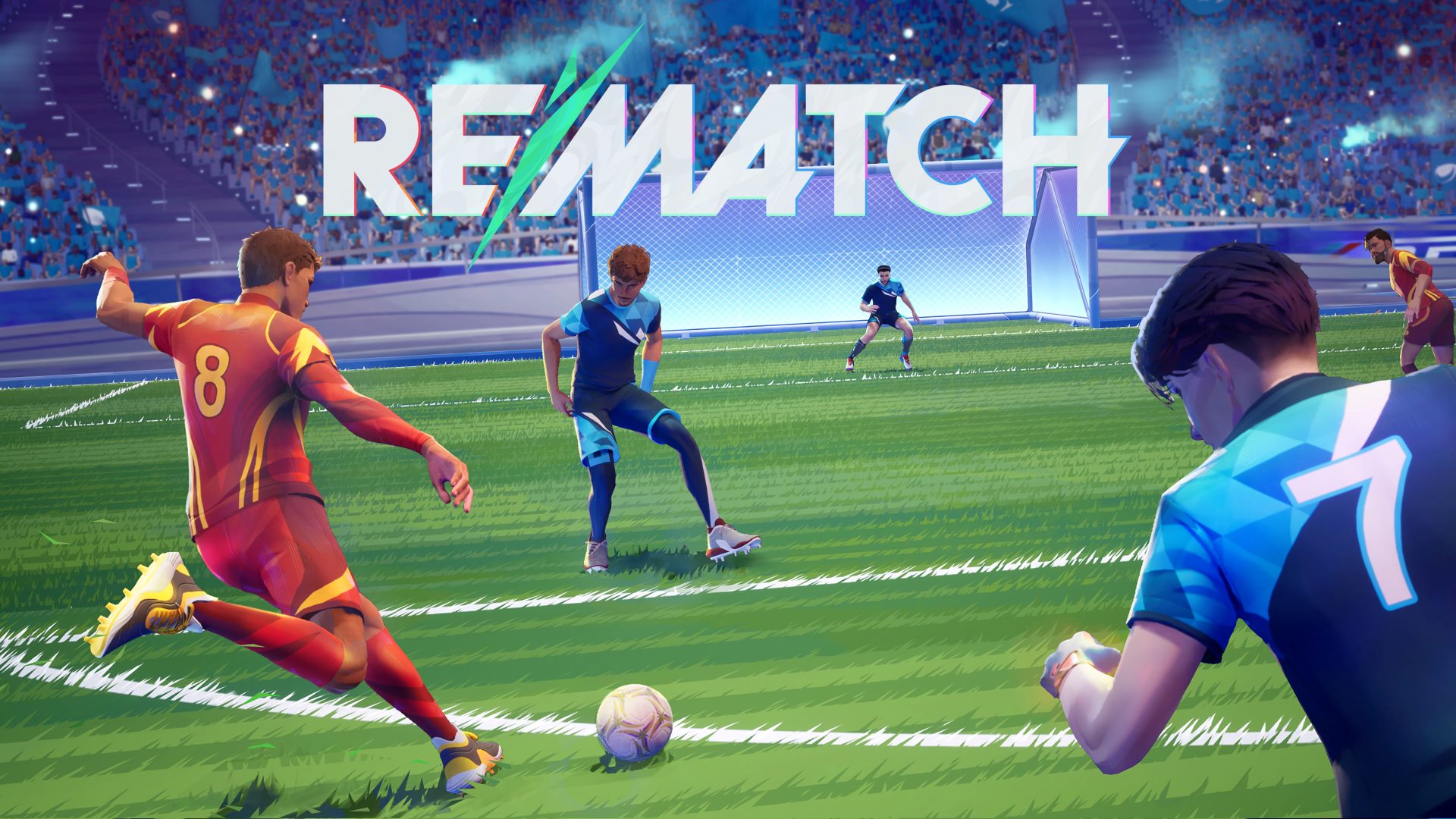 Rematch key art with color logo.
