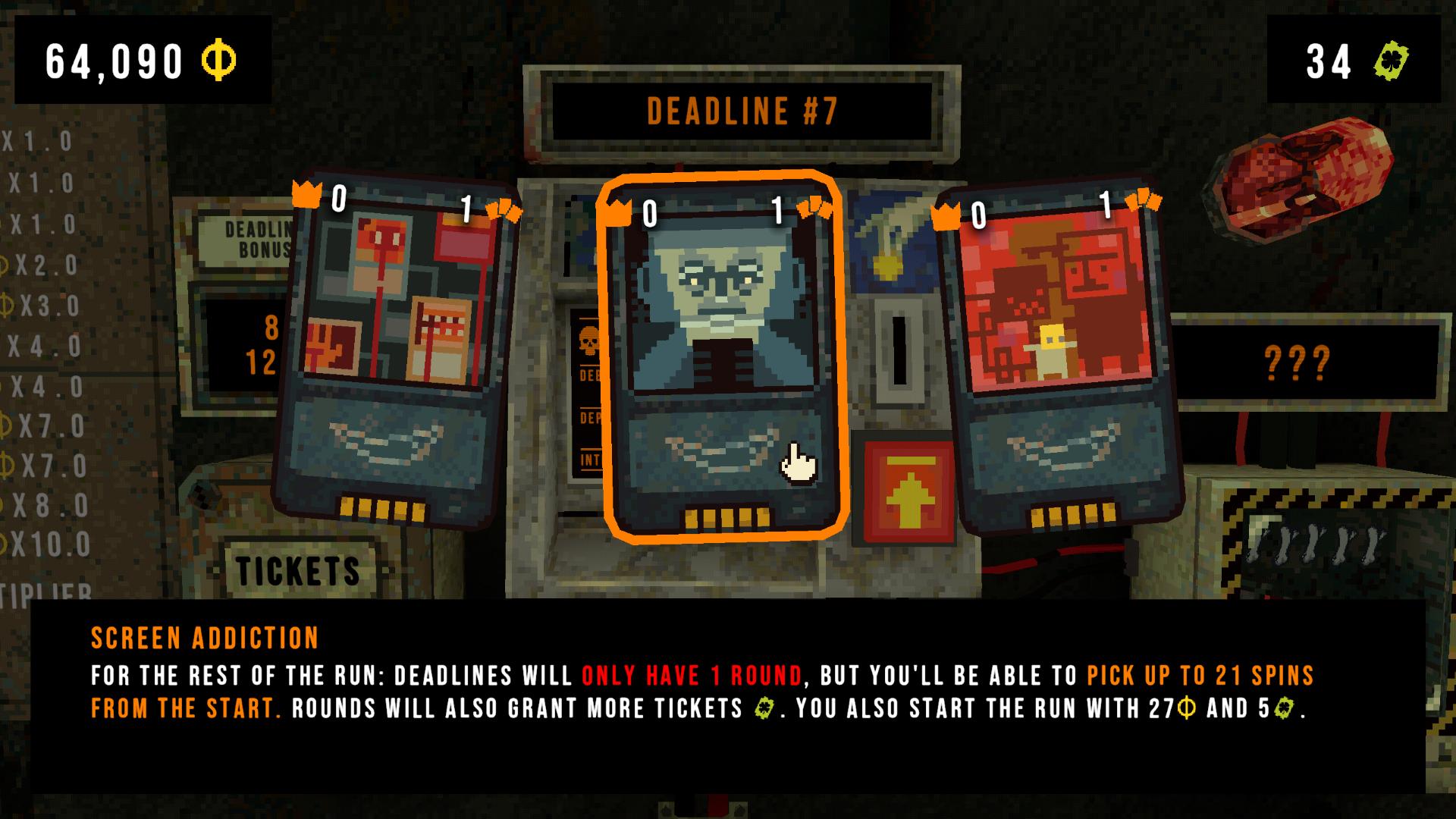The memory cards in CloverPit allow you to play the game in a completely distinct way. They are consumable, however, so it isn't exactly a convenient alternate mode.