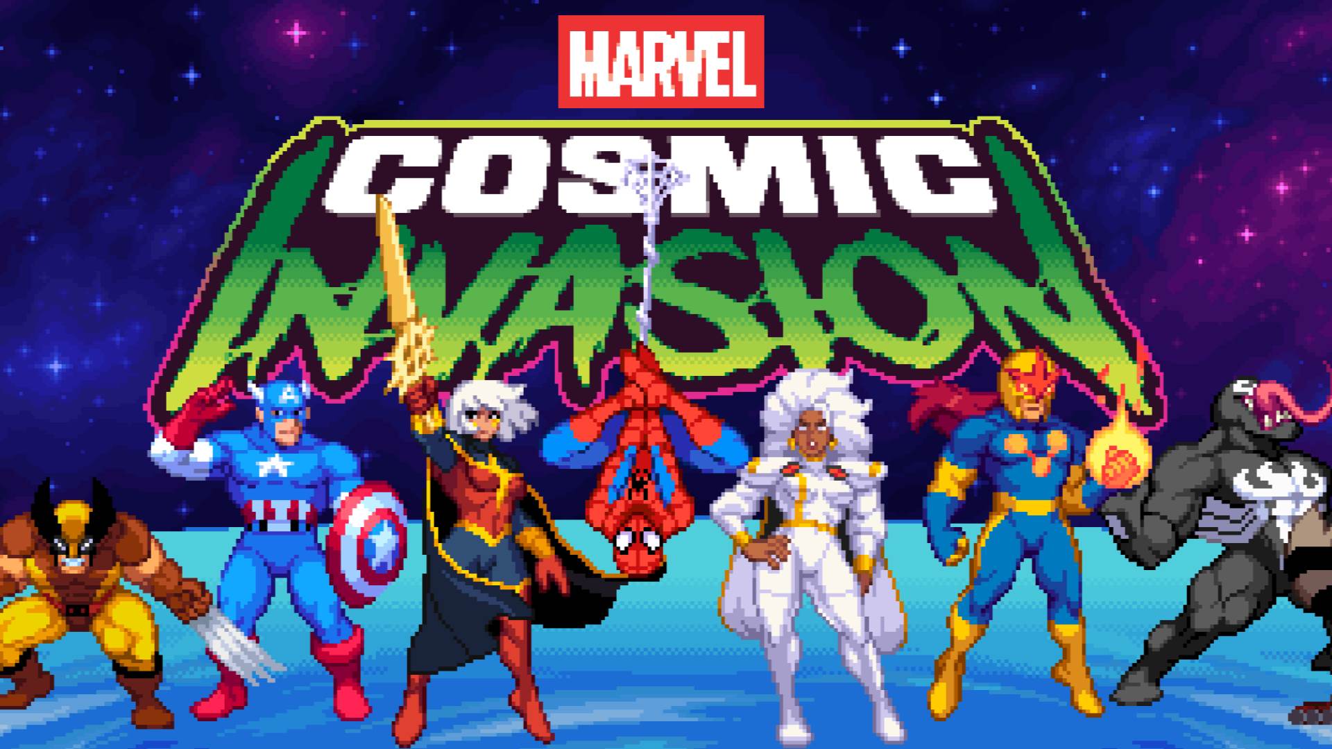 An image of the Thank You For Playing end screen that you get for beating the MARVEL Cosmic Invasion demo.