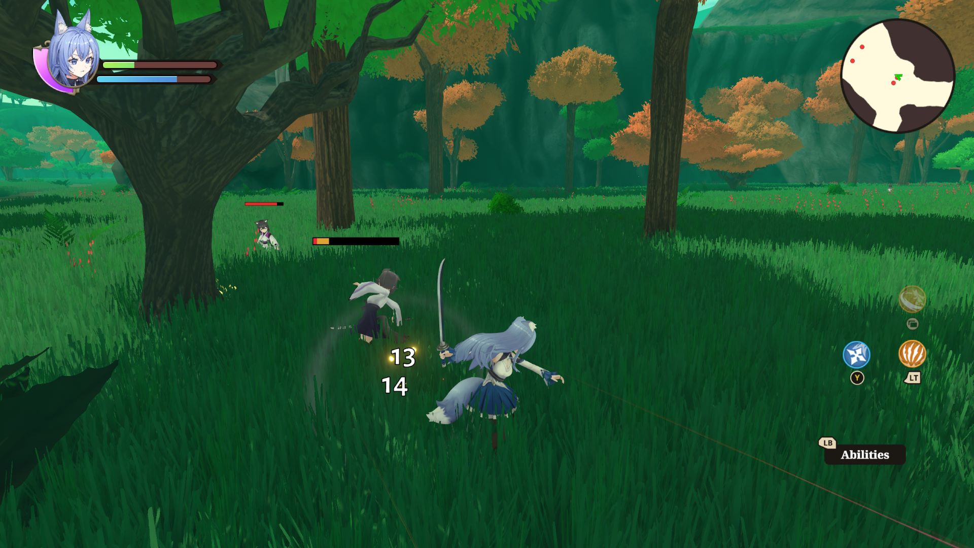 The fights in Nezori look like this, a huge empty field and a group of enemies nearby for you to fight. It’s not a fun design, and it isn’t particularly engaging.