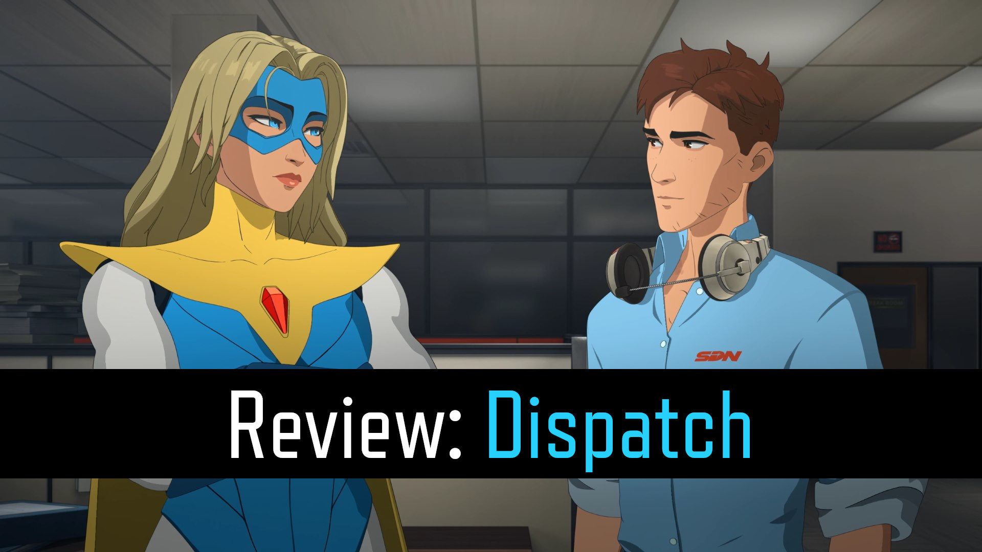 Blonde Blazer and Robert looking at each other after the Z-Team’s first major success.