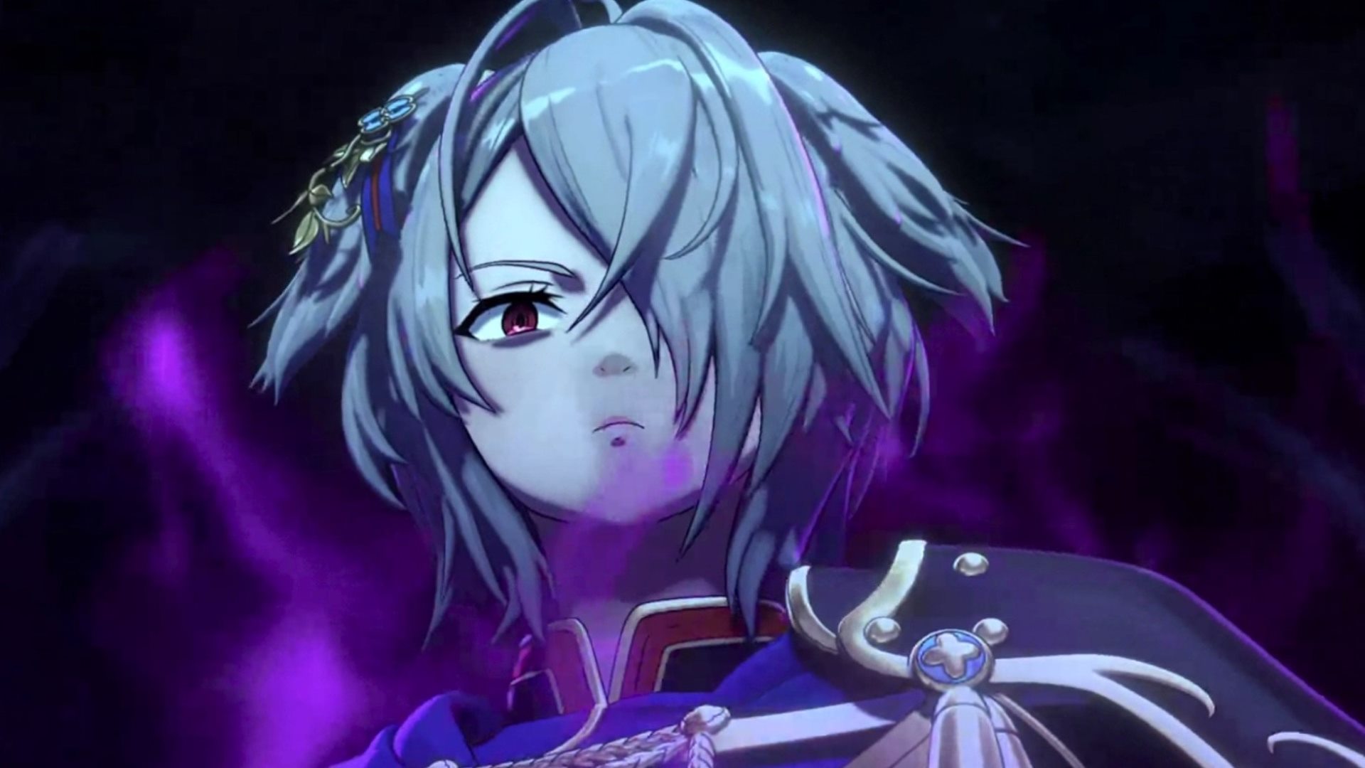 Prince Kurt turning evil in one of the first cutscenes seen in the game. Betrayal is a strong theme in Fire Emblem Shadows.