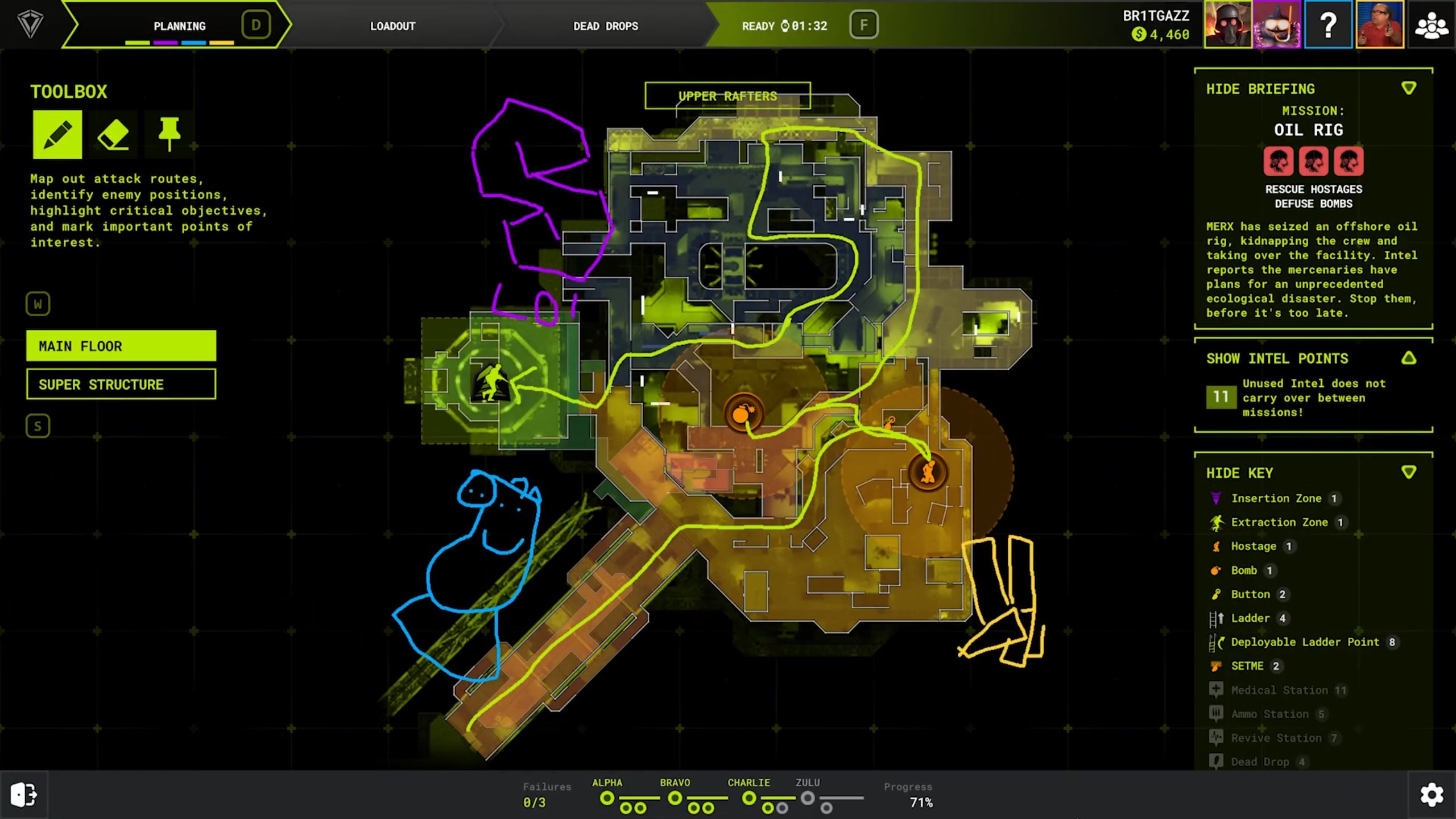 The planning stage in Rogue Point is important in developing a concrete plan for a mission. A thorough, tactical approach isn't needed, though.