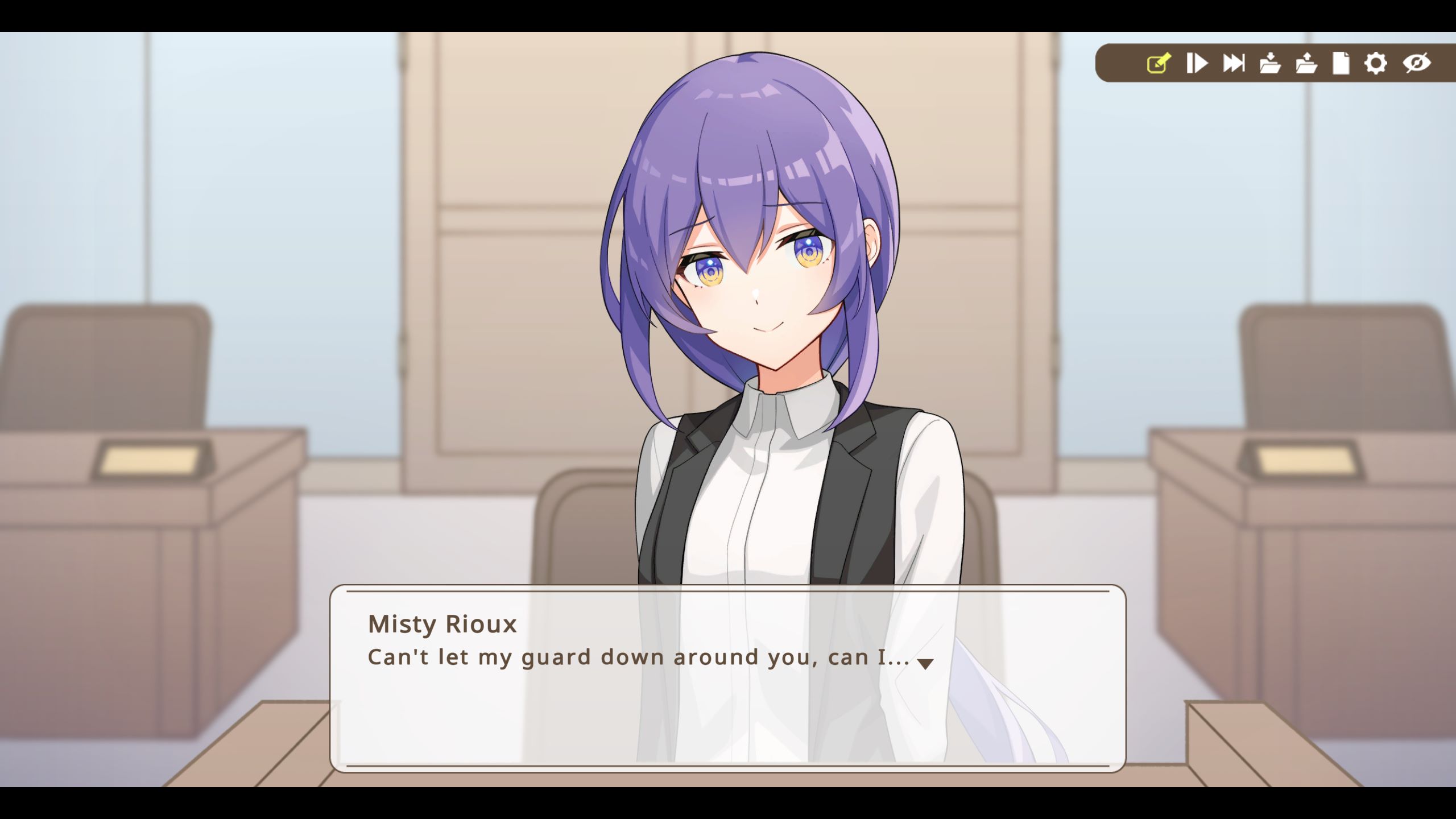 Many characters in The Real Face of a VTuber act suspicious. Some intentionally, even.